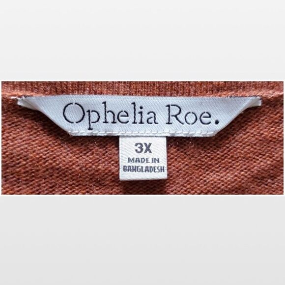 New Chestnut Brown Knit Wool Blend Sweater - Picture 11 of 16